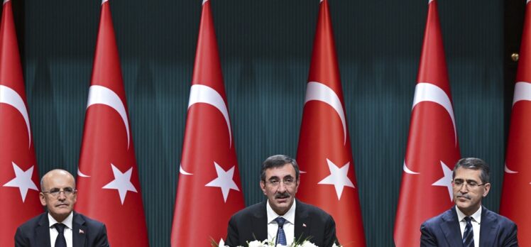 Cumhurbaşkanı Yardımcısı Yılmaz, 2025 Yılı Merkezi Yönetim Bütçe Bağlama Töreni'nde konuştu: (1)