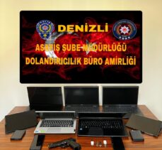 Denizli'de dolandırıcılık operasyonunda yakalanan 2 kişi tutuklandı