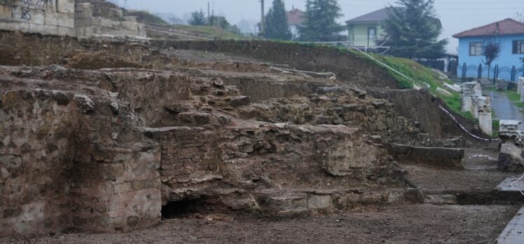 Düzce'deki antik kentte künk sistemleri ve kilise kalıntısına rastlandı