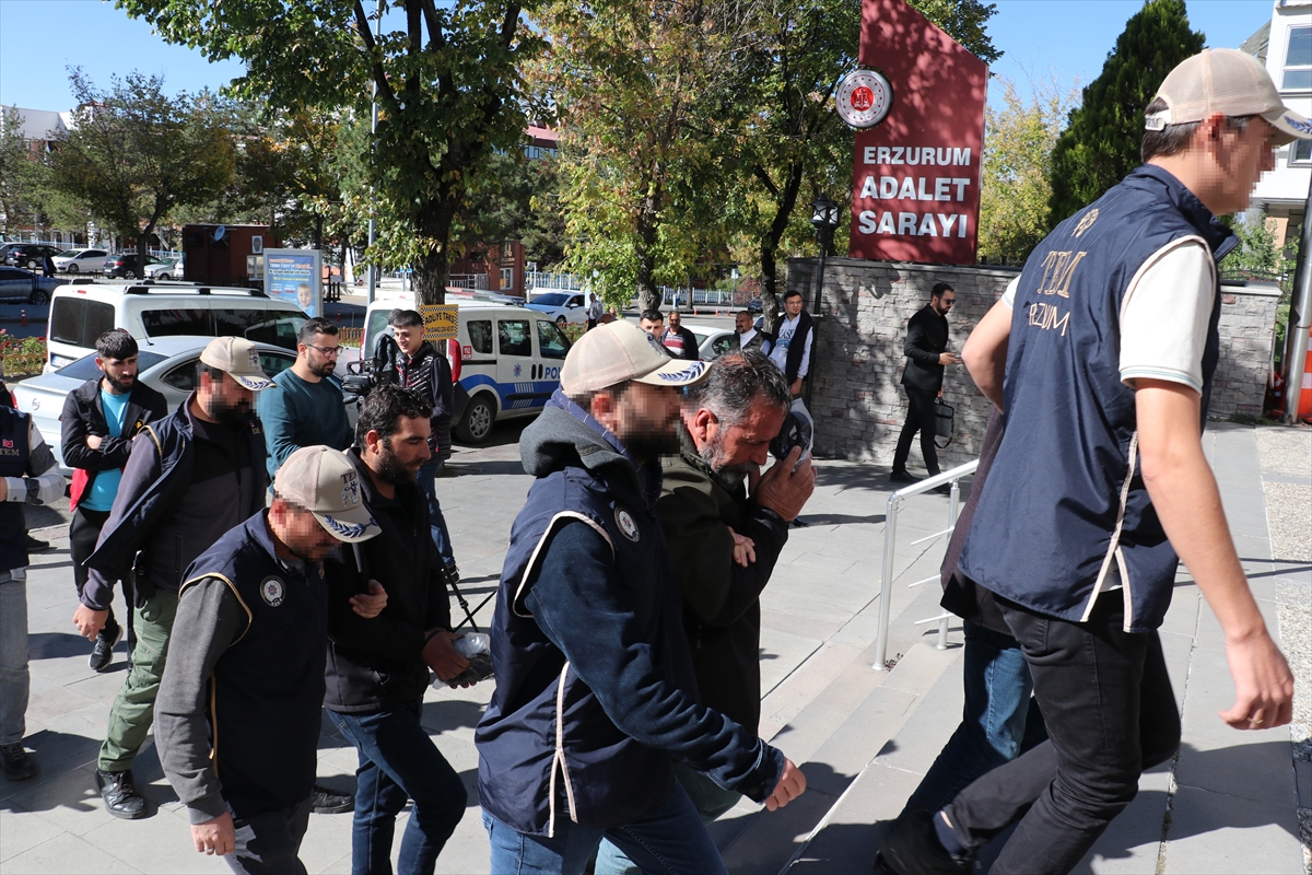 Erzurum merkezli operasyonda “6-8 Ekim olayları”na karıştığı iddiasıyla 25 şüpheli yakalandı