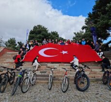 Erzurum'da Tabyalar Bisiklet Turu yapıldı