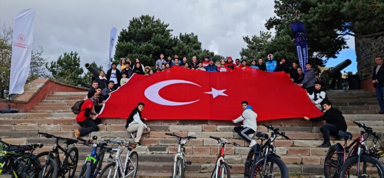 Erzurum'da Tabyalar Bisiklet Turu yapıldı