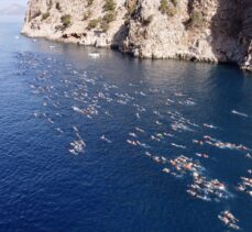 Fethiye'de Kelebekler Vadisi-Ölüdeniz Açık Su Yüzme Yarışı yapıldı