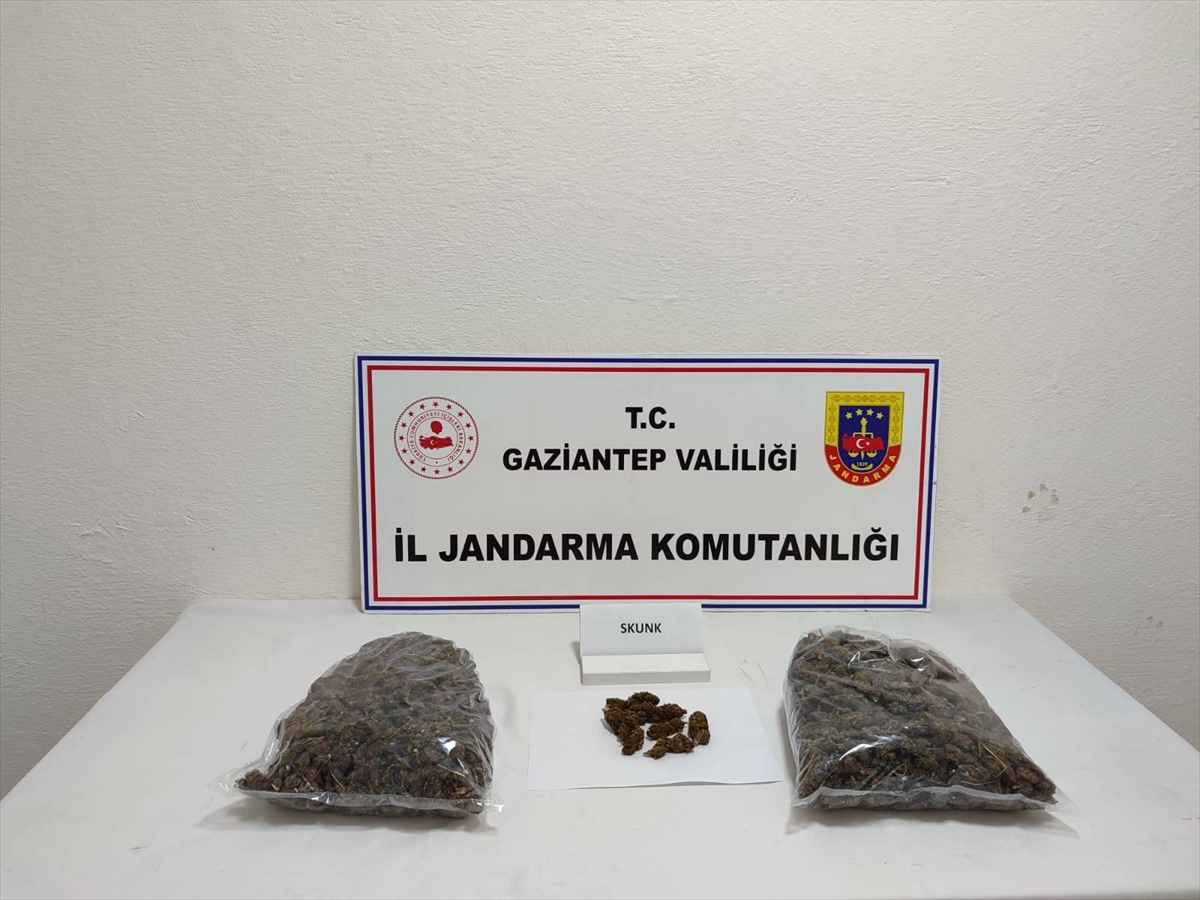 Gaziantep'te bavulunda 5 kilogram sentetik uyuşturucuyla yakalanan zanlı tutuklandı