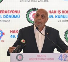 Bakan Işıkhan, HAK-İŞ'in kuruluş yıl dönümü programında konuştu: