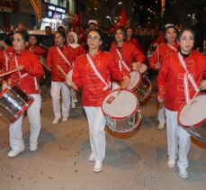 Hakkari'de Cumhuriyet'in 101. yıl dönümü dolayısıyla kortej yürüyüşü düzenlendi