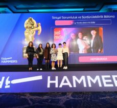 Hepsiburada'nın HepsiTürkiye'den programına The Hammers Awards'tan altın ödül