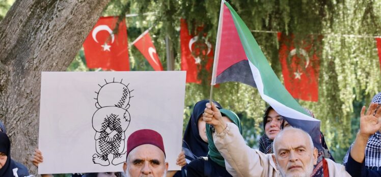 İsrail'in Filistin'e yönelik saldırıları Giresun ve Trabzon'da protesto edildi