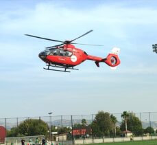 İzmir'deki amatör futbol ligi maçına “hava ambulansı” arası