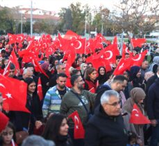 Konya'da Cumhuriyet'in 101. yılı fener alayıyla kutlandı