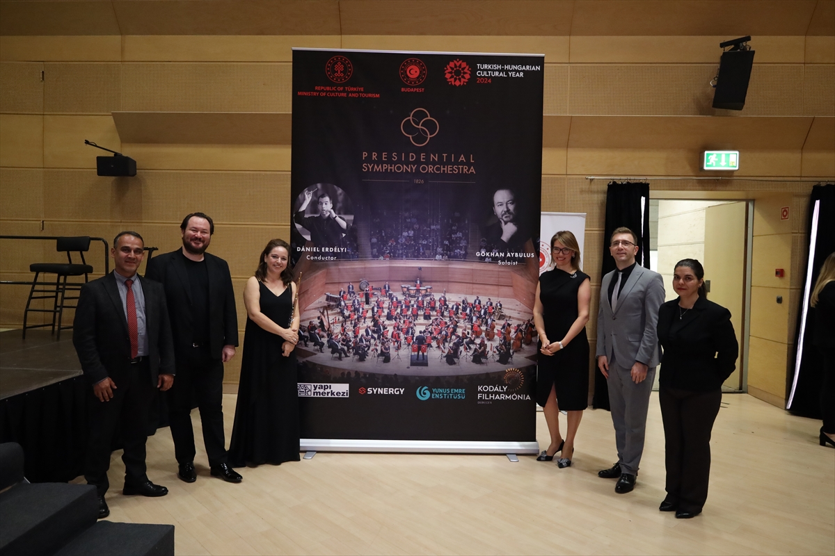 Macaristan'da Cumhurbaşkanlığı Senfoni Orkestrası konser verdi