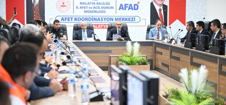 Malatya'da Afet İstişare ve Koordinasyon Toplantısı gerçekleştirildi