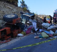 Mersin'de traktörün devrilmesi sonucu 1 kişi öldü