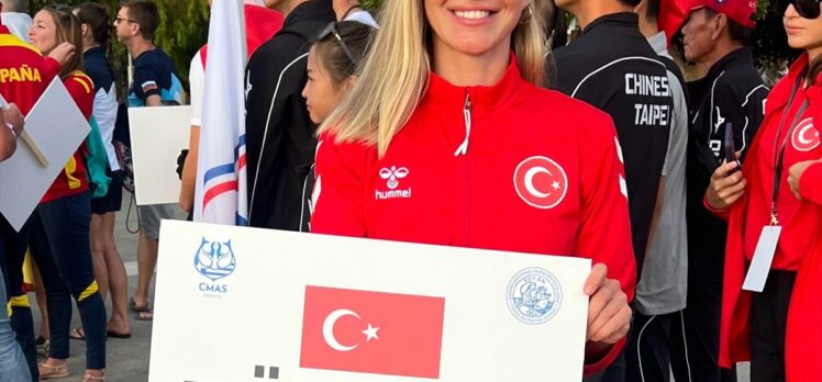 Milli sporcu Şahika Ercümen, Serbest Dalış Dünya Şampiyonası’nda Türkiye rekoru kırdı