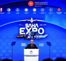 TBMM Başkanı Kurtulmuş, SAHA EXPO 2024 Savunma, Havacılık ve Uzay Sanayii Fuarı'nda konuştu: