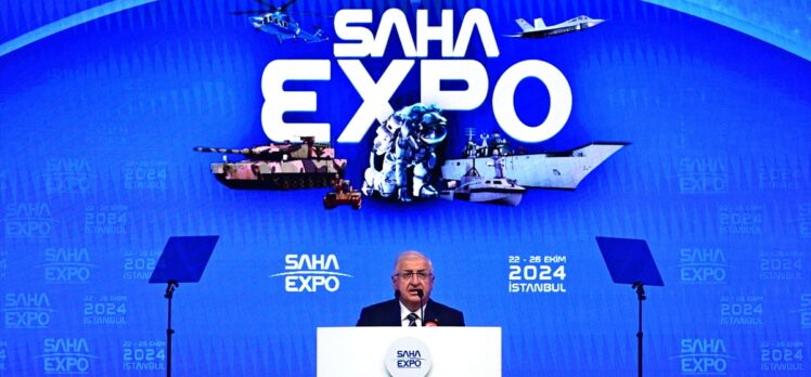 Bakan Güler, SAHA EXPO 2024 Savunma, Havacılık ve Uzay Sanayii Fuarı'nda konuştu: