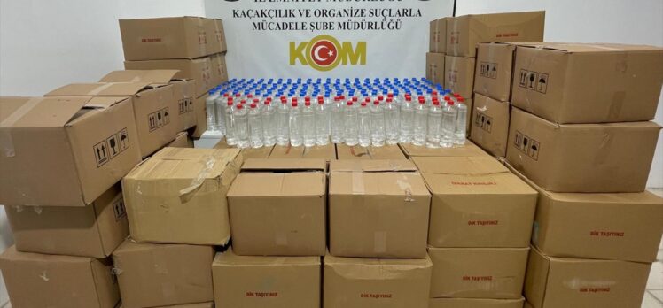 Samsun'da 1200 litre etil alkol ele geçirildi