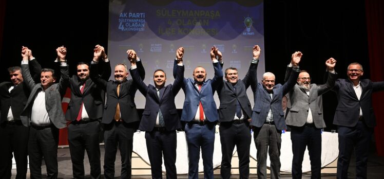 Sanayi ve Teknoloji Bakanı Kacır, AK Parti Süleymanpaşa 4. Olağan İlçe Kongresi’nde konuştu: