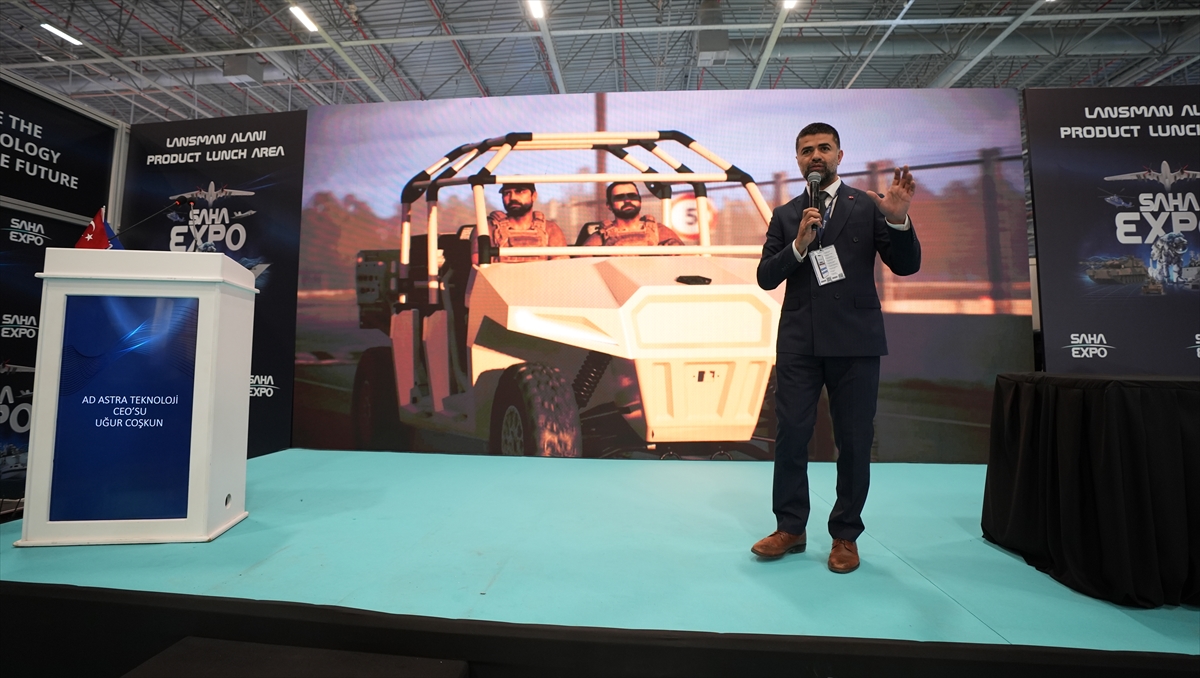 Savaş ortamının Tesla'sı “Ts-2 Araç” SAHA EXPO'da tanıtıldı