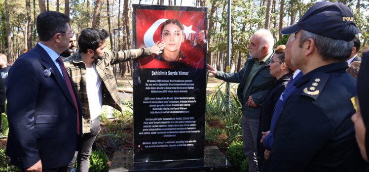 Şehit polis Şeyda Yılmaz'ın adı Çekmeköy'de millet bahçesinde yaşatılacak