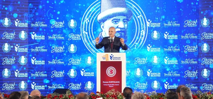 TBMM Başkanı Kurtulmuş, Buhurizade Mustafa Itri 2024-2025 Kültür Sanat Sezonu açılışında konuştu: