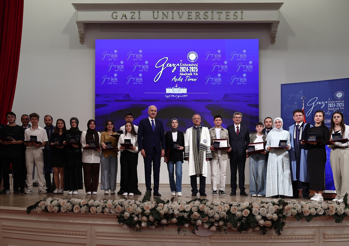 TBMM Başkanı Kurtulmuş, Gazi Üniversitesi Akademik Yılı açılışında konuştu: (1)