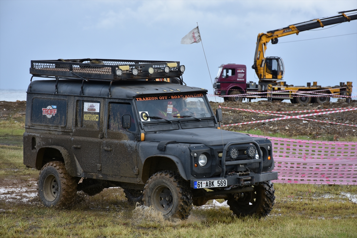 Trabzon'da Türkiye Off-Road Şampiyonası'nın 5. ayağında seyirci etabı yapıldı