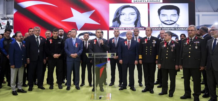 Bakan Güler, SAHA EXPO 2024'teki TUSAŞ standında düzenlenen anma töreninde konuştu: