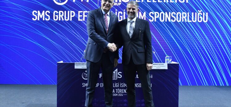 Voleybolda Efeler Ligi'nin isim sponsoru SMS Grup oldu