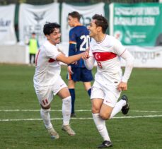 18 Yaş Altı Milli Futbol Takımı, hazırlık maçında Hollanda ile berabere kaldı