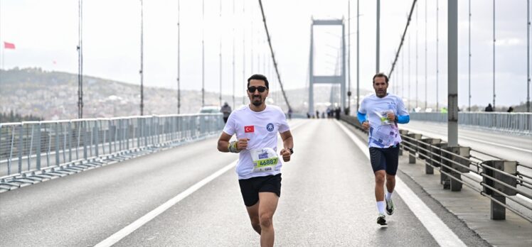 46. İstanbul Maratonu'nda kurumsal koşu yapıldı