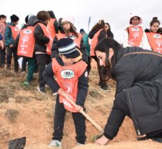 “81 İlde 81 Orman” Projesi kapsamında Konya'da fidanlar toprakla buluşturuldu