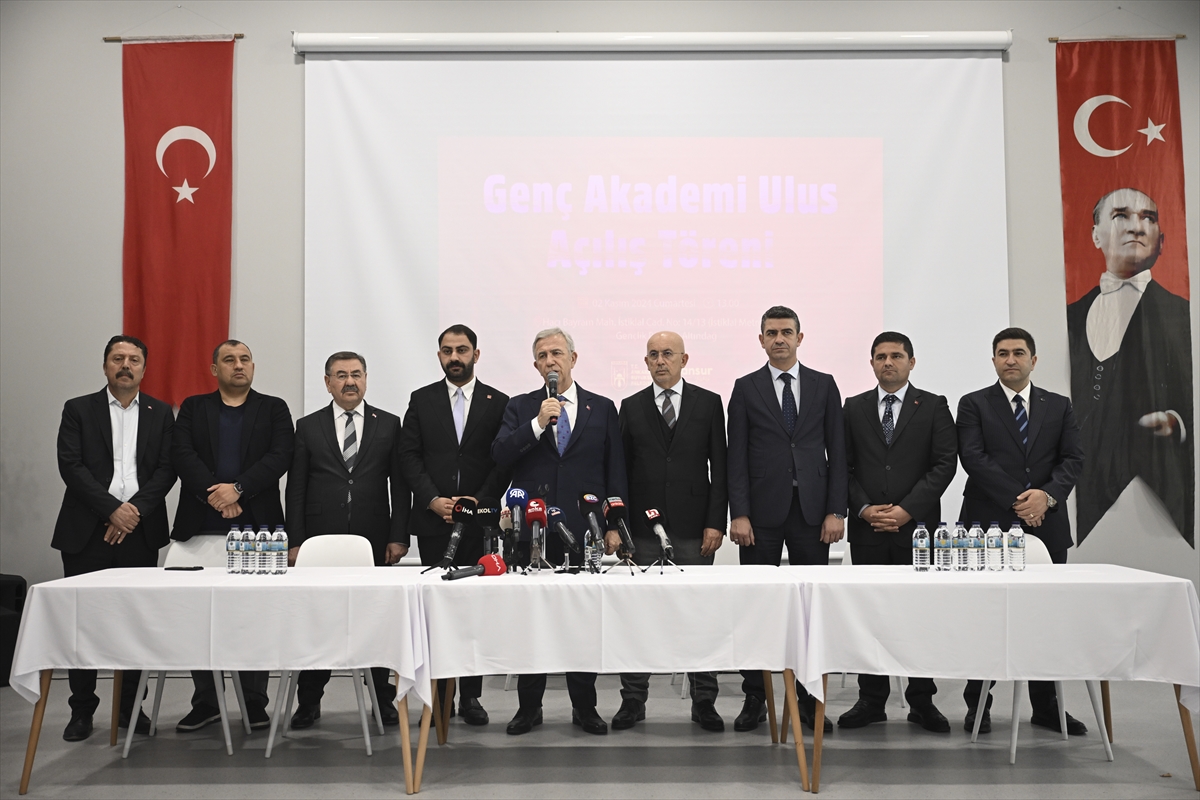 ABB Başkanı Yavaş, “Genç Akademi Ulus” açılış programında konuştu: