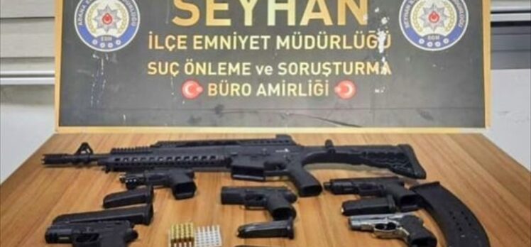 Adana'da evinde 6 ruhsatsız silah bulunan şüpheli tutuklandı