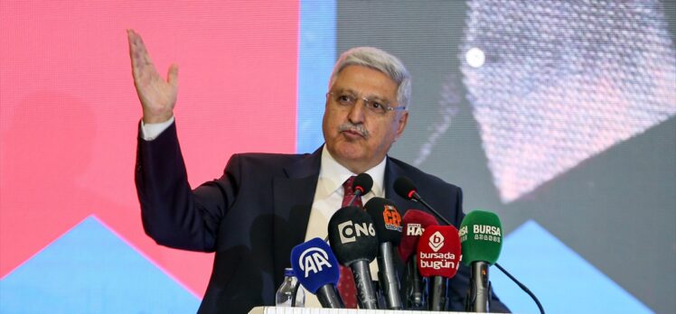 AK Parti Genel Başkan Yardımcısı Demiröz, partisinin Yıldırım İlçe Kongresi'nde konuştu: