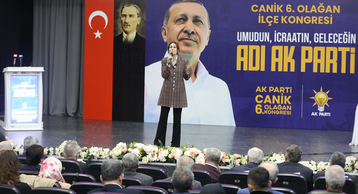 AK Parti'li Karaaslan, partisinin Canik İlçe Kongresi'nde konuştu: