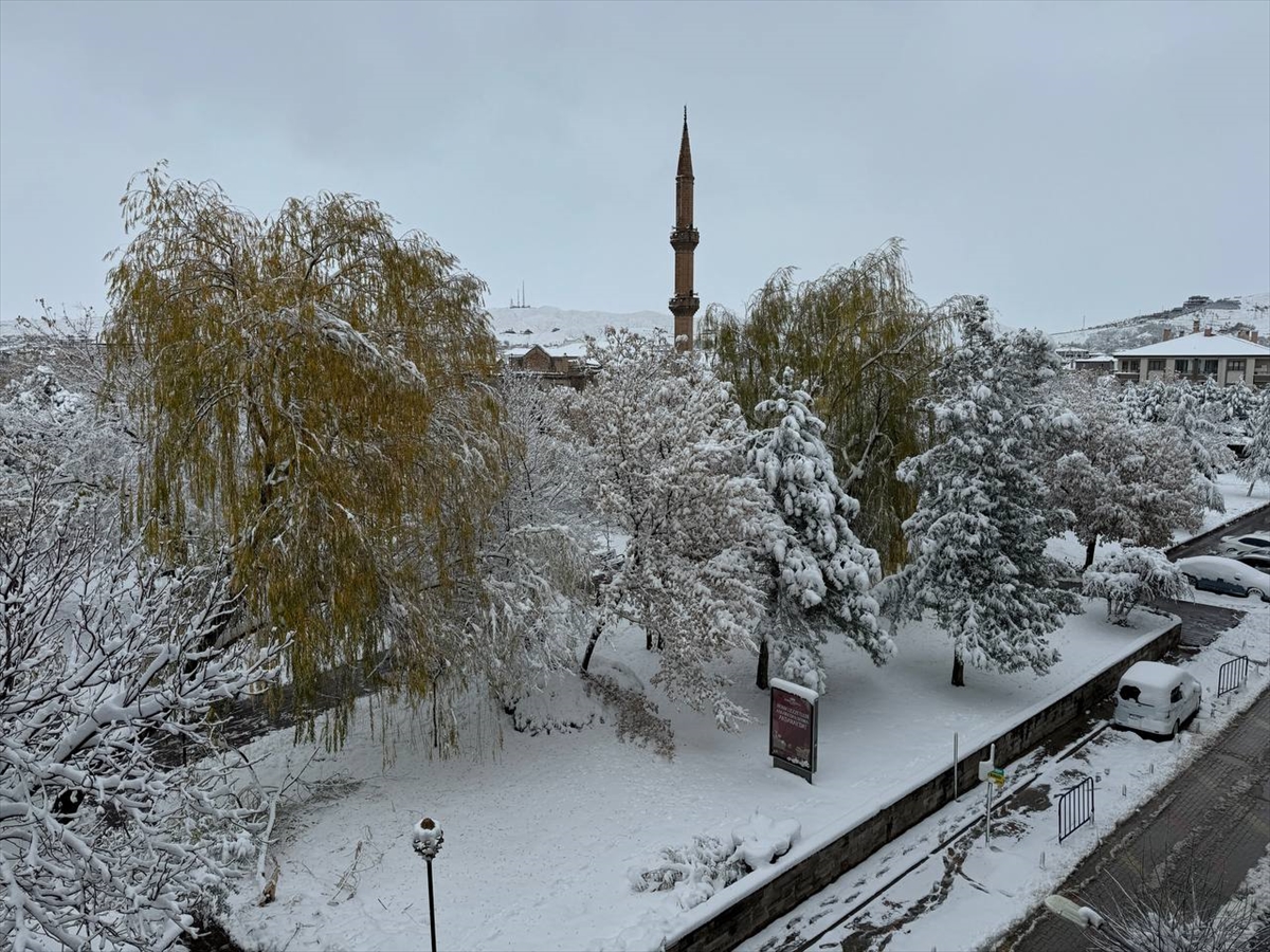 Aksaray'da kar yağışı