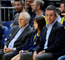 Ali Koç ile Aziz Yıldırım, Fenerbahçe Beko-Partizan maçını birlikte izledi