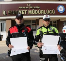 Amasya'da ileri sürüş teknikleri eğitimi alan motosikletli polisler görevlerine başladı