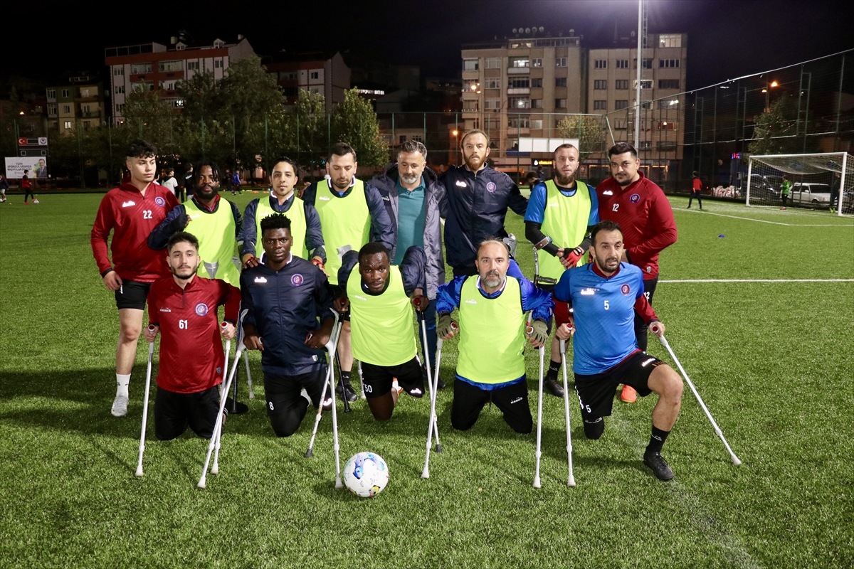 Angolalı ampute sporcu Felix Trabzon'da futbol oynamaktan mutlu