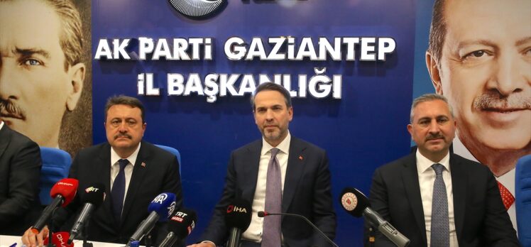 Bakan Bayraktar, AK Parti Gaziantep İl Başkanlığında konuştu: