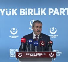 BBP Genel Başkanı Destici, basın toplantısı düzenledi