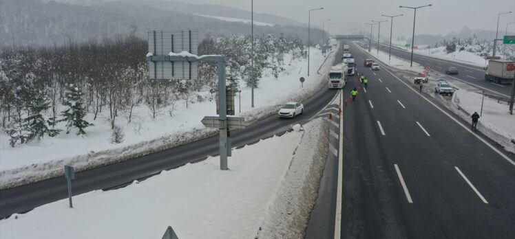 Bolu Dağı Tüneli kar temizleme çalışması nedeniyle kısa süreli ulaşıma kapatılacak