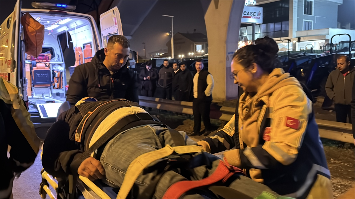 Bolu'da alkollü sürücünün neden olduğu kazada 2 kişi yaralandı