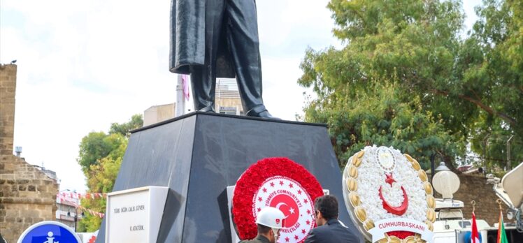 Büyük Önder Atatürk ebediyete intikalinin 86. yılında KKTC'de anıldı