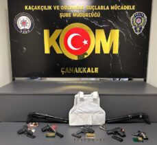 Çanakkale merkezli kaçak silah ticareti operasyonunda 6 zanlı yakalandı