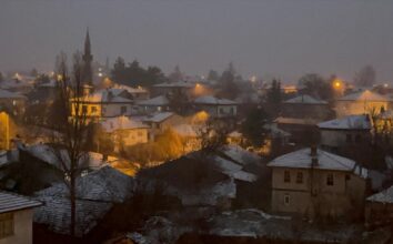 Çankırı'da kar etkili oluyor