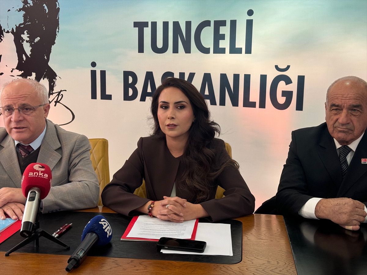 CHP Genel Başkan Yardımcısı Okakın, Tunceli'de konuştu: