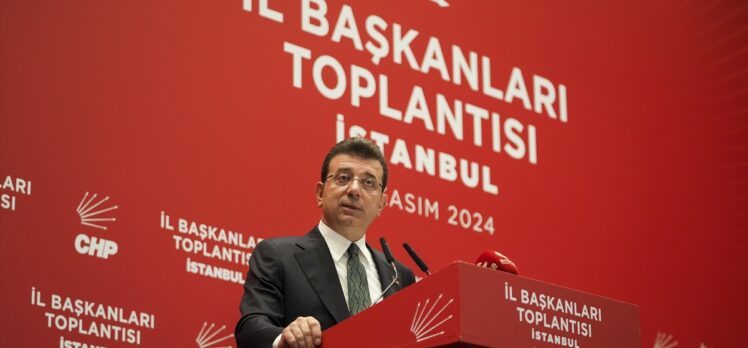 CHP Genel Başkanı Özel, partisinin il başkanları toplantısında konuştu: