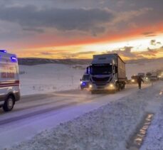 Çorum'daki zincirleme trafik kazasında 1 kişi öldü